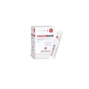 Abiogen Pharma Calciobase – Nahrungsergänzungsmittel auf Kalziumbasis, 30 Sticks à 10 ml (beschädigte Verpackung)