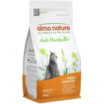 Almo Nature Anti-Haarbal Kip - Compleet anti-haarbalvoer voor volwassen katten, 400 g