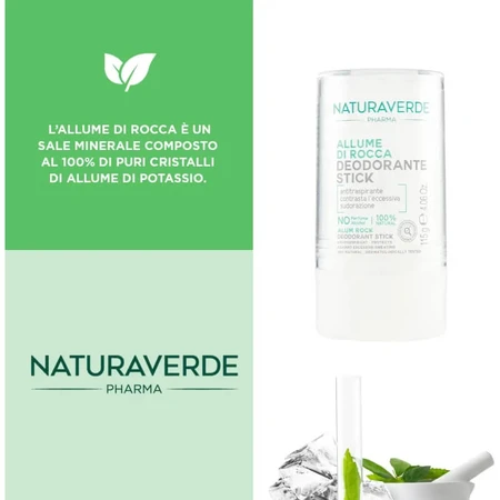 Naturaverde Rock Alum – Deodorant-Stick 115 g