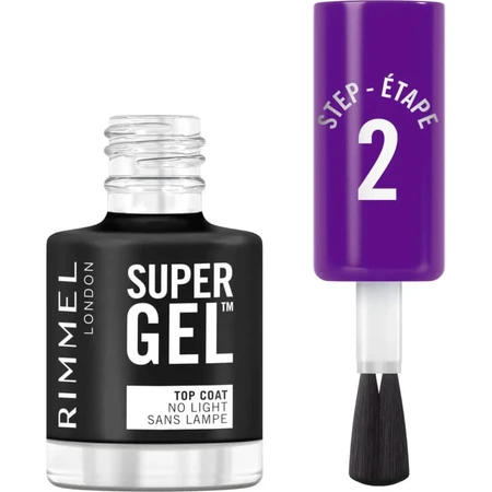 Rimmel Super Gel - Capa superior, color n.º 001