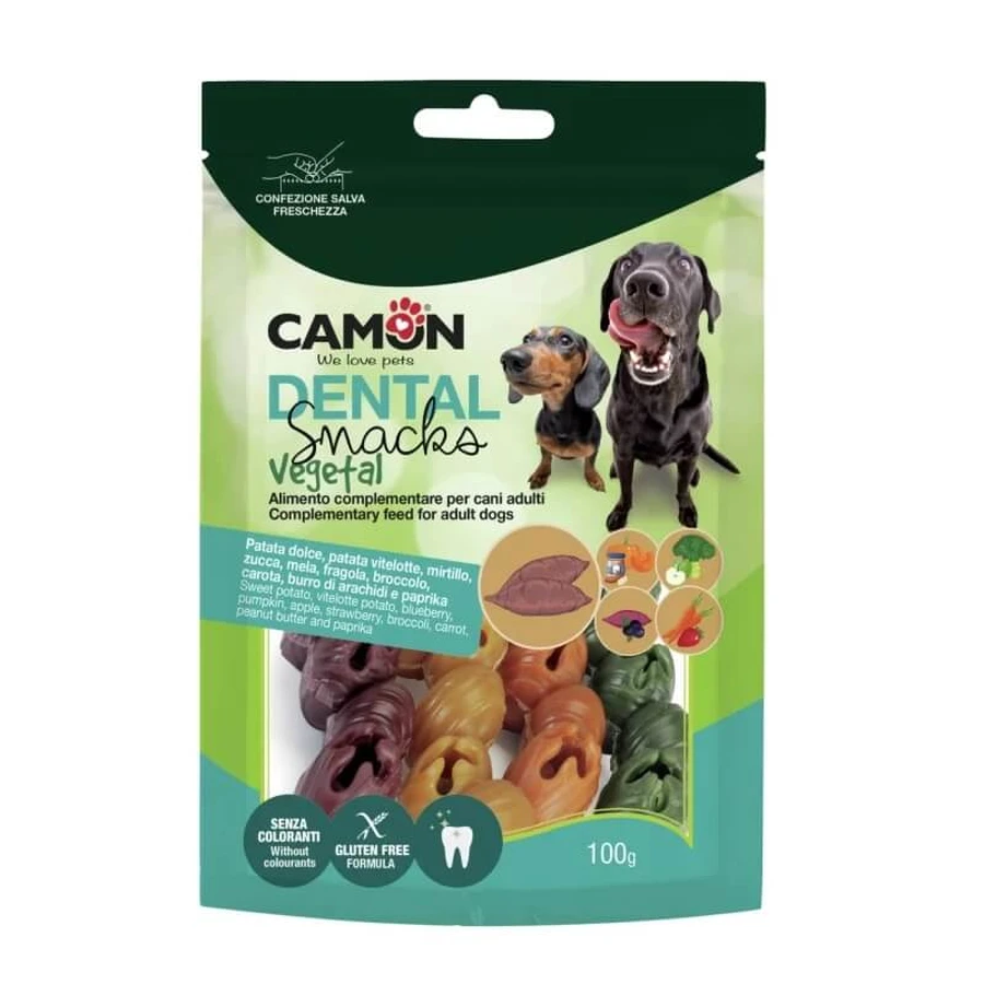 Camon Dental Groentesnacks – Voeding voor honden met voedselintoleranties, 100 g