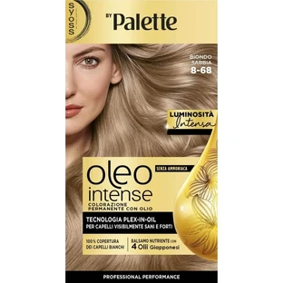 Tinte para el pelo Syoss Oleo Intense - Tinte permanente n.º 8-50 Rubio ceniza natural
