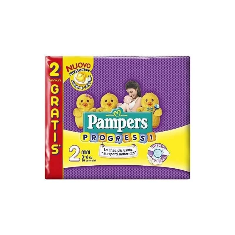 Pampers Progressi Sensitive Mini (3–6 kg) 30 diapers