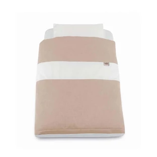 Conjunto textil Cam 167 - Conjunto coordinado de 3 piezas para cuna, color beige