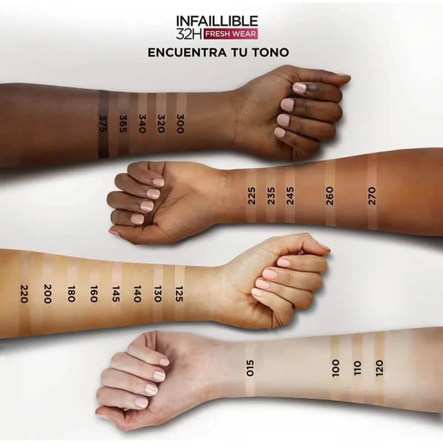 L'Oréal Paris Infaillible 24h Fresh Wear - fond de ten lichid - nr. 200 sable doré