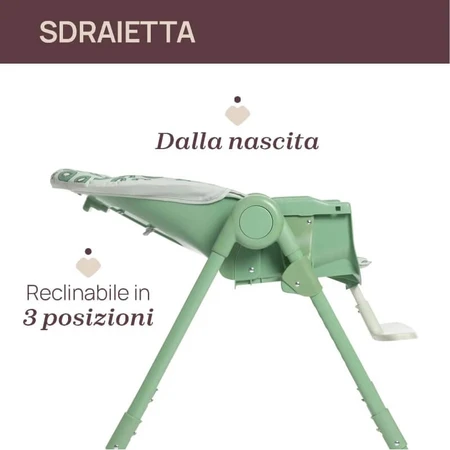 Chicco Polly Essential - High Chair - Kiwi