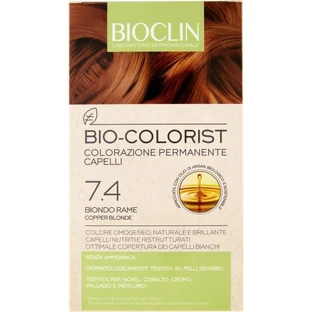 Bioclin Bio Colorist – Permanente Haarfarbe Nr. 7.4 Kupferblond