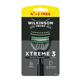 Wilkinson Sword Extreme 3 Black Edition - 6 disposable razor blades
