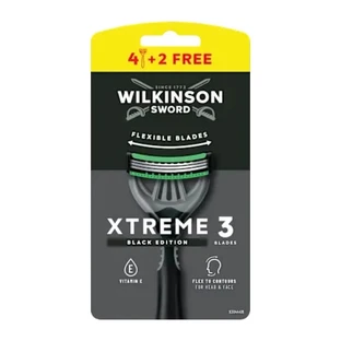 Wilkinson Sword Extreme 3 Black Edition - 6 wegwerpscheermesjes