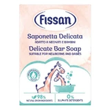 Fissan Seifenstück – sanft zur empfindlichen Haut mit Glycerin, für Säuglinge und Kinder geeignet, 90 g