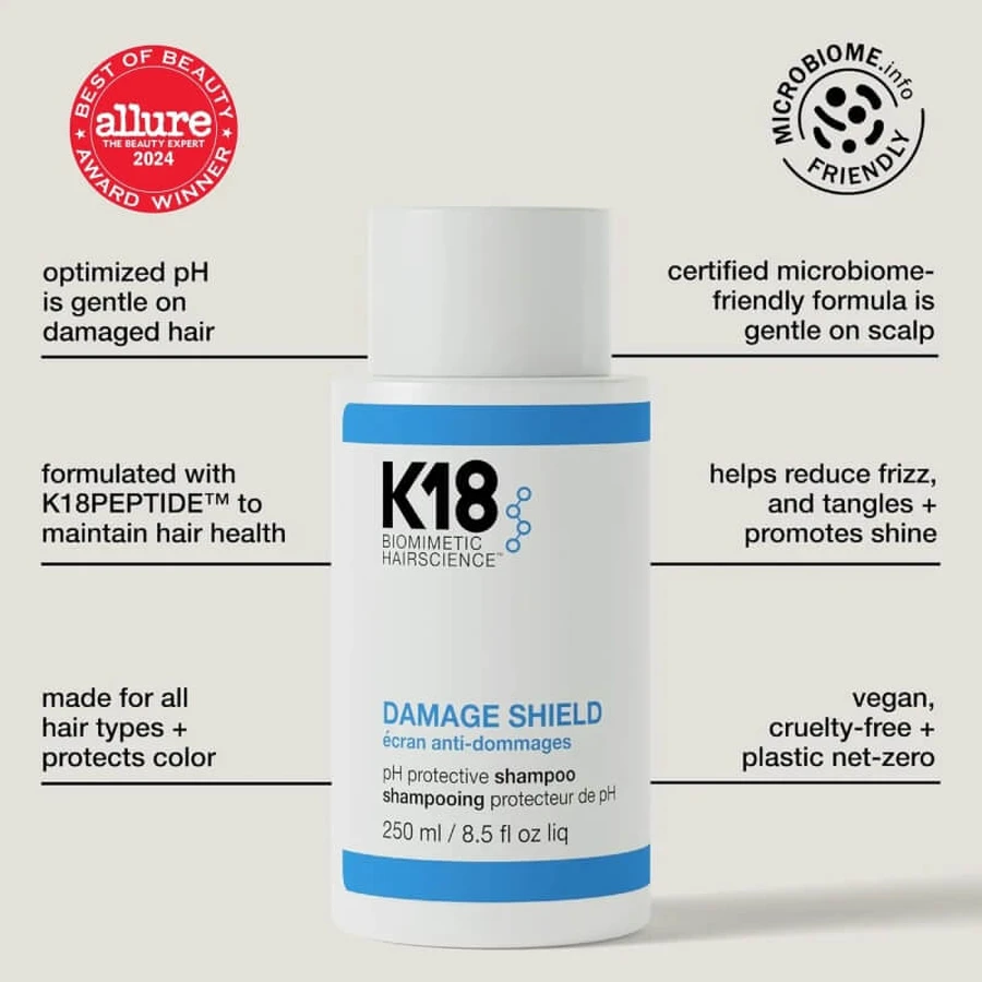 Champú protector K18 Damage Shield - Champú protector 250 ml