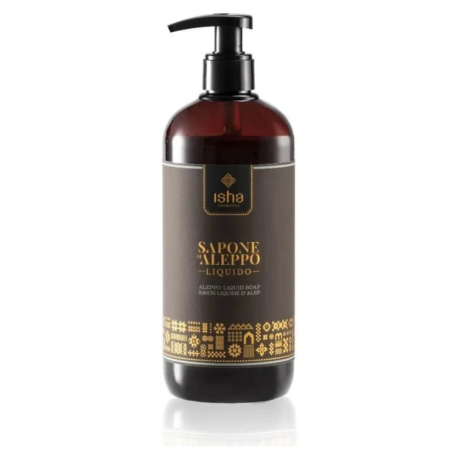 Isha Aleppo Liquid Soap with 25% Laurel Oil, 500 ml