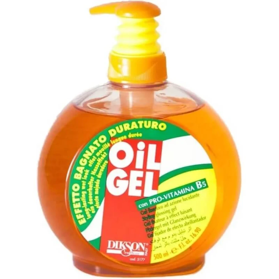 Dikson Oil: Gel fijador de pulido de efecto «wet-look» de larga duración, 500 ml