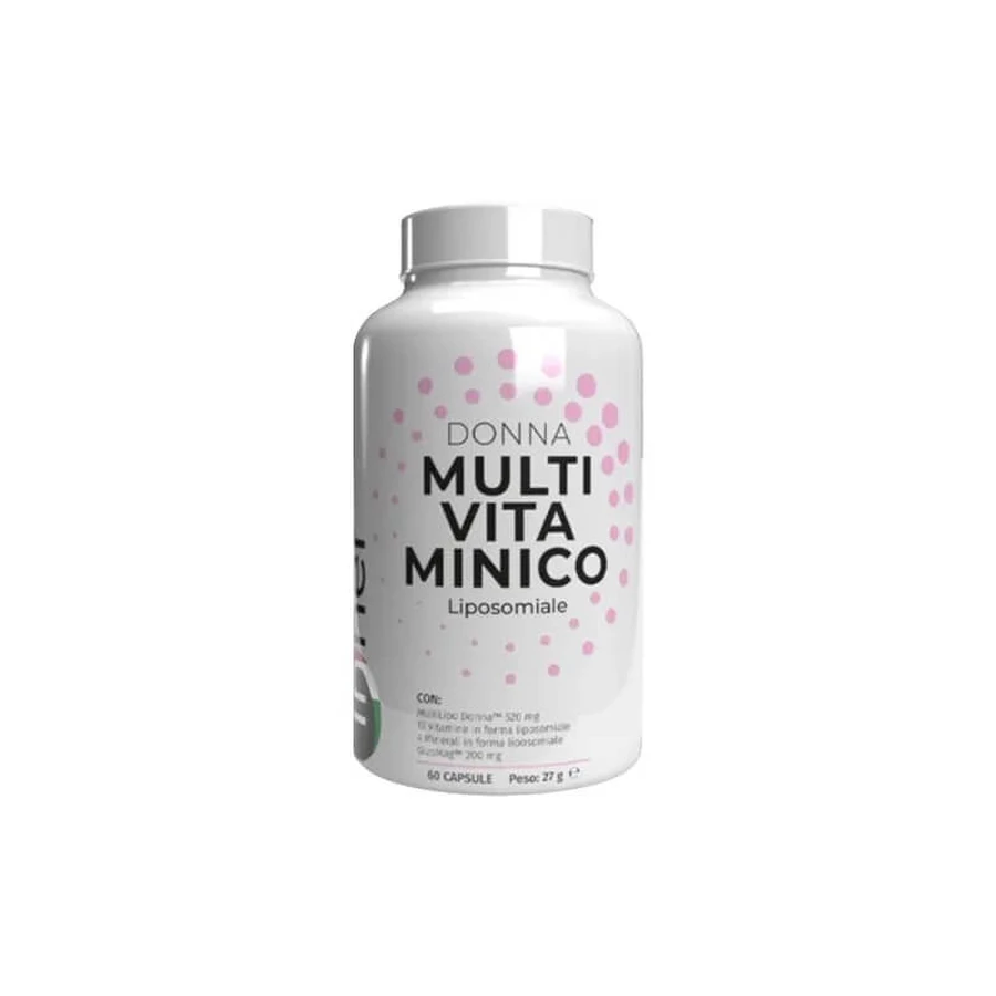 Multivitamines liposomales à libération prolongée pour femmes, 60 gélules - Complément alimentaire à base de vitamines et de minéraux