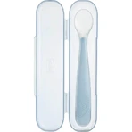 Chicco Soft Silicone Spoon, 6m+, Gray