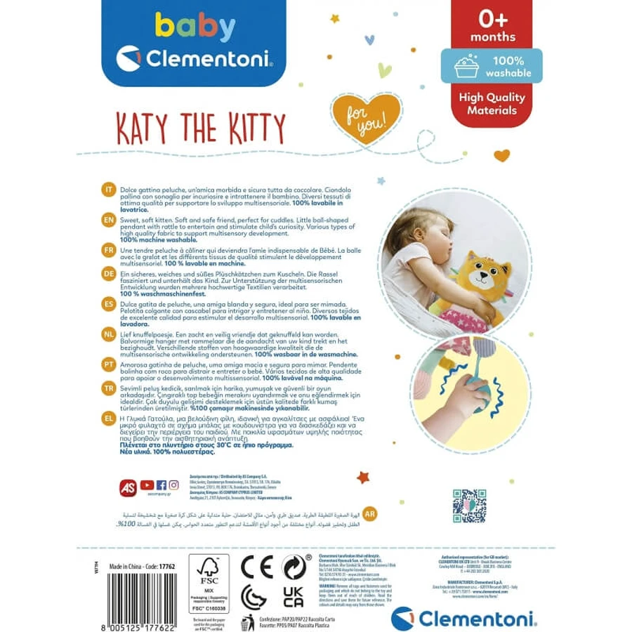 Clementoni Katy the Kitty – Plüschkätzchen 17762