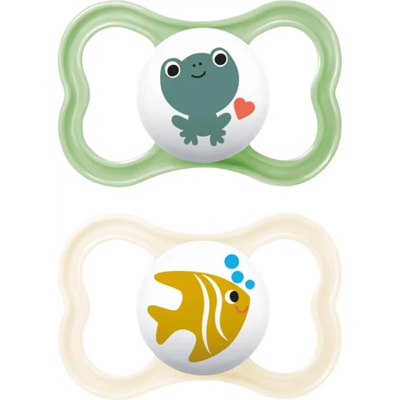 Mam Air 16 m+ - Set of 2 Silicone Pacifiers - Neutral