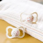 Mam Air 16 m+ - Set of 2 Silicone Pacifiers - Neutral