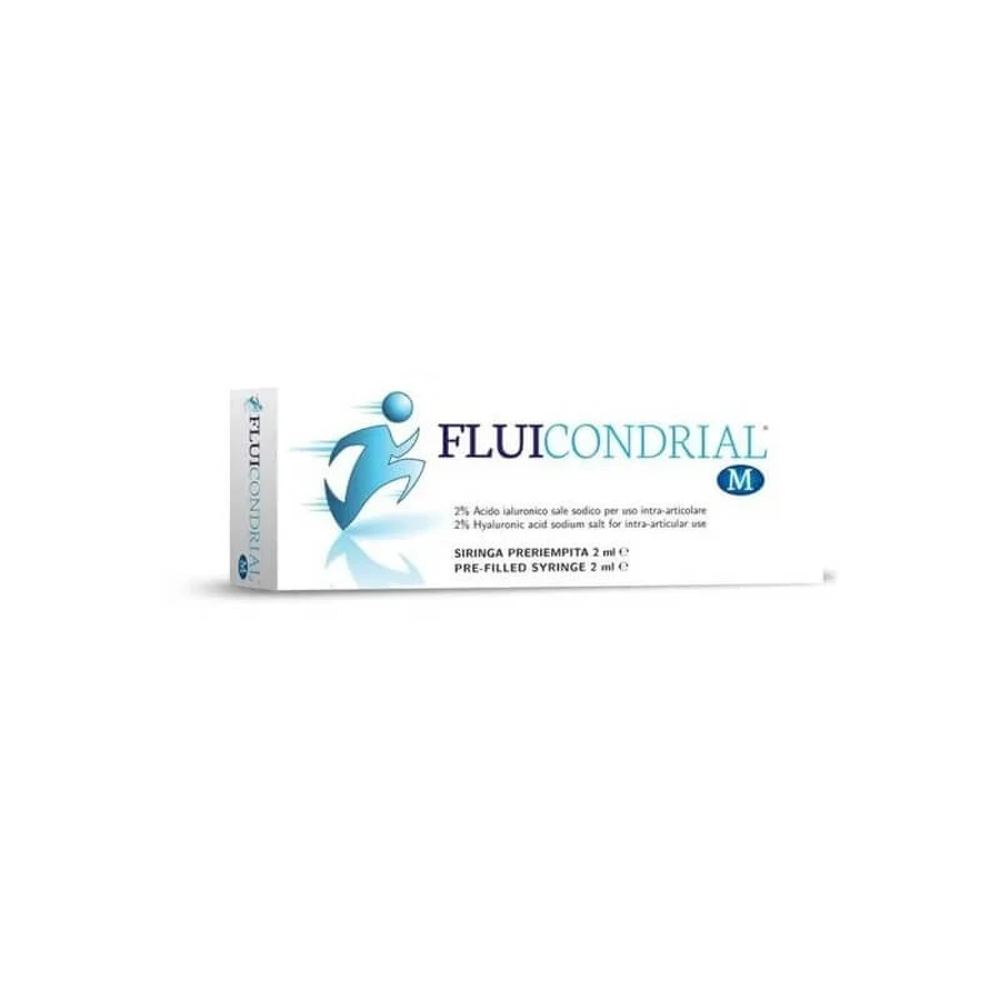 Fluicondrial m, seringue de 2 ml/40 mg – gel injectable stérile à usage intra-articulaire