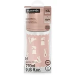 Suavinex Wonderland – Babyflasche „Slow-Flow Pink Rabbit“, 270 ml