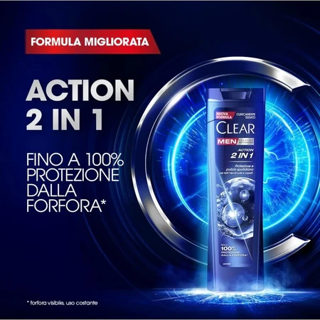Clear Action 2-in-1 - Anti-roos shampoo 225 ml