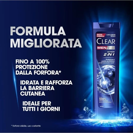Clear Action 2-in-1 - Anti-roos shampoo 225 ml