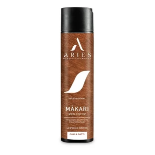 Aries biopetcosmetic Makari Color Mask – Revitalisierende Pflege für Hunde und Katzen mit rotem Fell, 250 ml