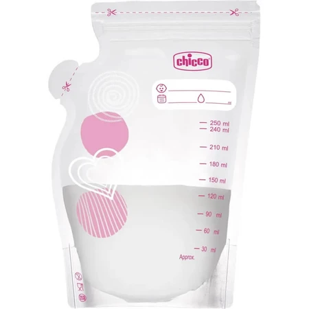 30 sachets de conservation de lait maternel Chicco