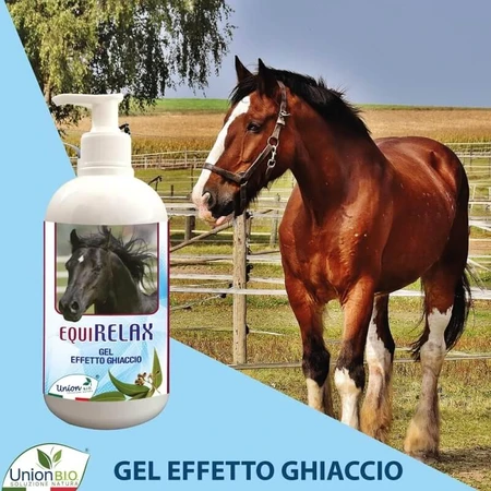 Union Bio Equirelax - Ice-Effect Gel for Sport Horses, 500 ml
