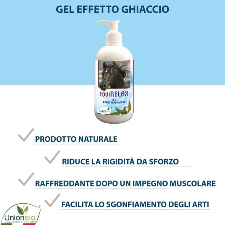 Union Bio Equirelax - Ice-Effect Gel for Sport Horses, 500 ml