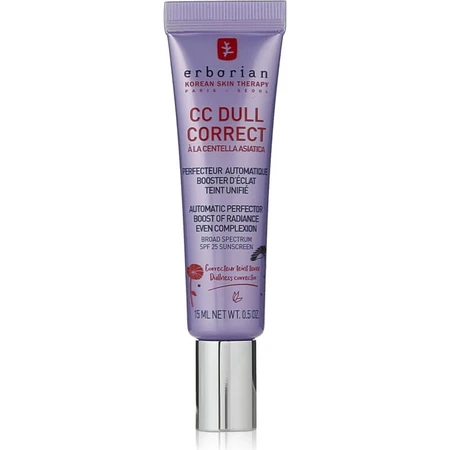 Erborian CC Dull Correct SPF 25 - Crema coreana iluminadora y correctora, 15 ml