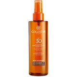 Crème solaire Collistar SPF 30 : Huile hydratante sèche pour un bronzage intense, haute protection, 200 ml