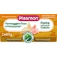Plasmon Kaas smeersel en gekookte ham 6m+ - Babyvoeding, 2 potjes van elk 80 g