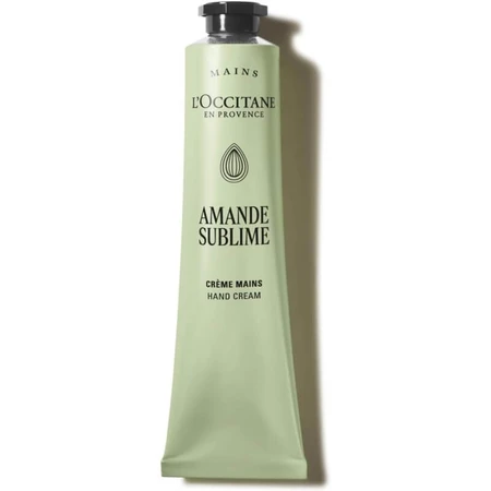 Crema de manos Amande Sublime de L'Occitane - Crema de manos nutritiva, 75 ml