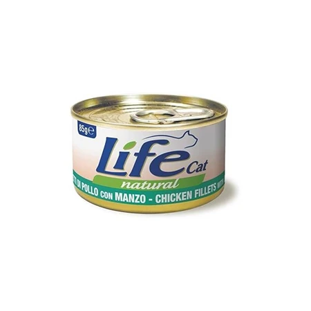 Life Petcare Life Cat Natural Kip en Rundvlees - Natvoer voor katten 85 g