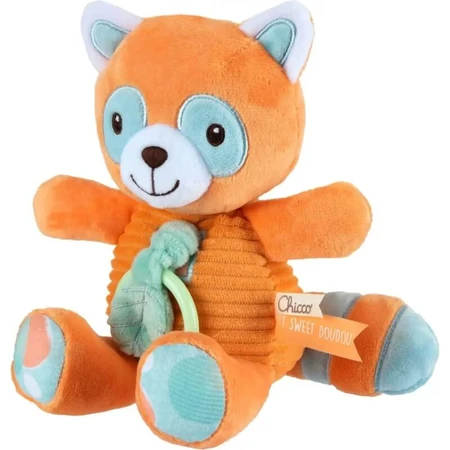Chicco My Sweet Doudou - Peluche « Panda rouge » avec boîte à musique pour lit bébé
