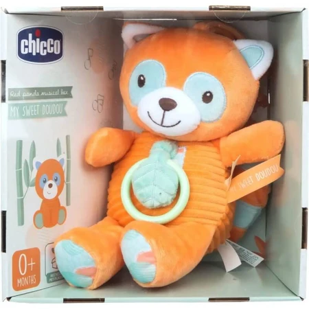 Chicco My Sweet Doudou - Peluche « Panda rouge » avec boîte à musique pour lit bébé