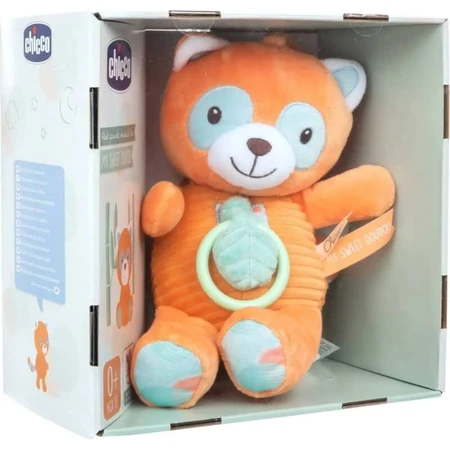 Chicco My Sweet Doudou - Peluche « Panda rouge » avec boîte à musique pour lit bébé