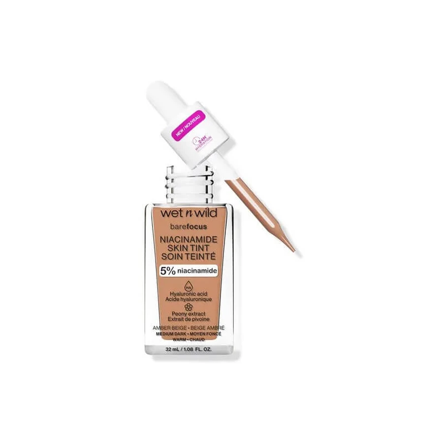 Wet n Wild Bare Focus – Foundation mit Niacinamid – Amber Beige