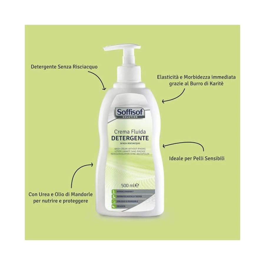 Soffisof Sanfte Reinigungslotion für empfindliche Haut, 500 ml