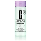 Clinique All About Clean für sehr trockene bis trockene Mischhaut – Mizellare Reinigungsmilch mit Make-up-Entferner, 200 ml