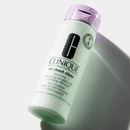 Clinique All About Clean voor de zeer droge tot droge gemengde huid - Micellaire reinigingsmelk met make-upremover, 200 ml