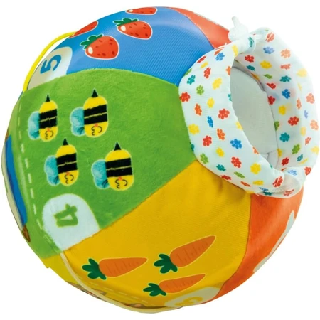 Clementoni Baby: Ball, der Musik spielt und singt – Lernspielzeug für Kinder ab 6 Monaten