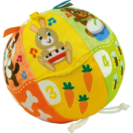 Clementoni Baby: Ball, der Musik spielt und singt – Lernspielzeug für Kinder ab 6 Monaten