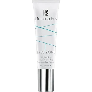 Dr. Irena Eris Eyes Zone: Crema de ojos suprema para iluminar y corregir la hinchazón, SPF 20 - Crema de ojos, 15 ml