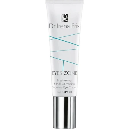 Dr. Irena Eris Eyes Zone: Crema de ojos suprema para iluminar y corregir la hinchazón, SPF 20 - Crema de ojos, 15 ml