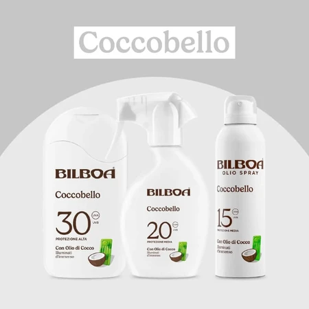 Crema solar Bilboa SPF 15 Coccobello Milk, protección media, 200 ml