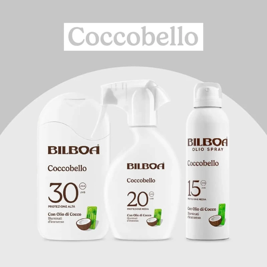 Crema solar Bilboa SPF 15 Coccobello Milk, protección media, 200 ml