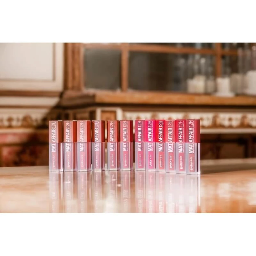 Bellaoggi Mat Affair 12h – Mattes Flüssiglippenstift Nr. 01 Whisper