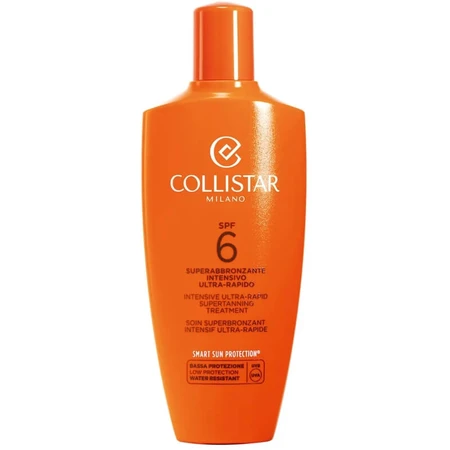 Crema solar Collistar SPF 6, Bronceado rápido e intenso, Protección baja, 200 ml